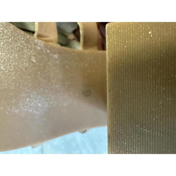 Anthropologie Seychelles tan strappy block heel sandals Size 6.5 - Picture 5 of 6